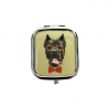 Miroir de sac motif chien