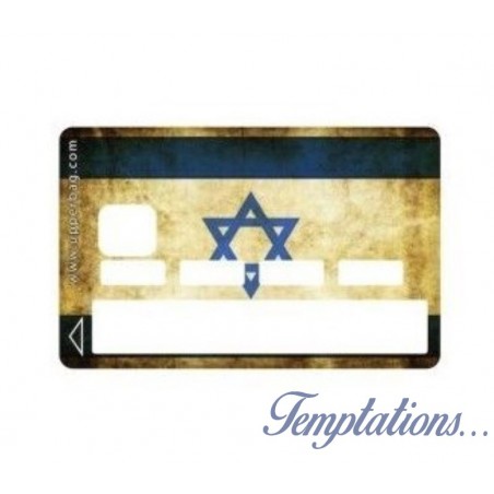 Sticker pour CB - drapeau israelien - UPPER