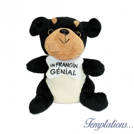 Peluche chien « Un frangin génial »