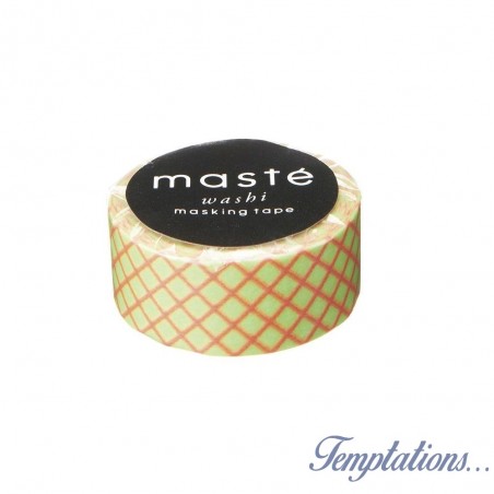 Masking Tape Masté basic Vert clair grillage orange -Mark’s Europe