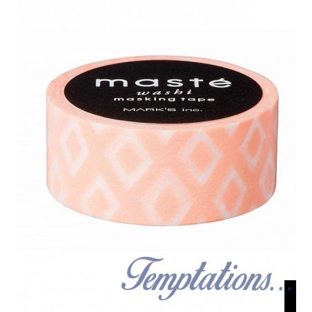 Masking Tape Masté Orange clair diamond polka-Mark’s Europe