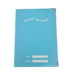 Protège carnet de santé Bleu pop Color