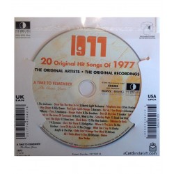 Carte CD Anniversaire année 1977