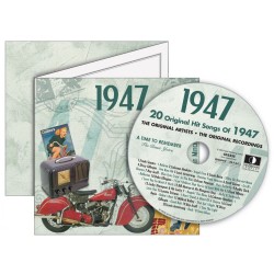 Carte CD Anniversaire année 1947