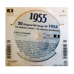 Carte CD Anniversaire année 1955