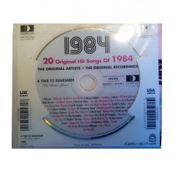 Carte CD Anniversaire année 1984