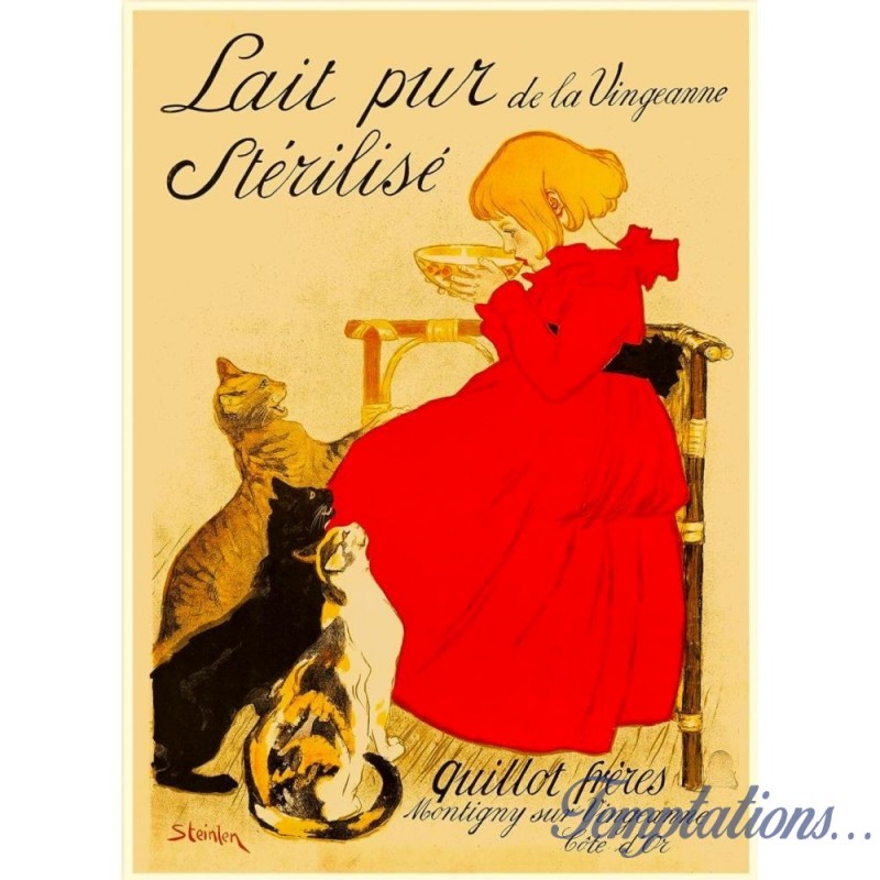 Carte Postale "Lait pur de la Vingeanne stérilisé"