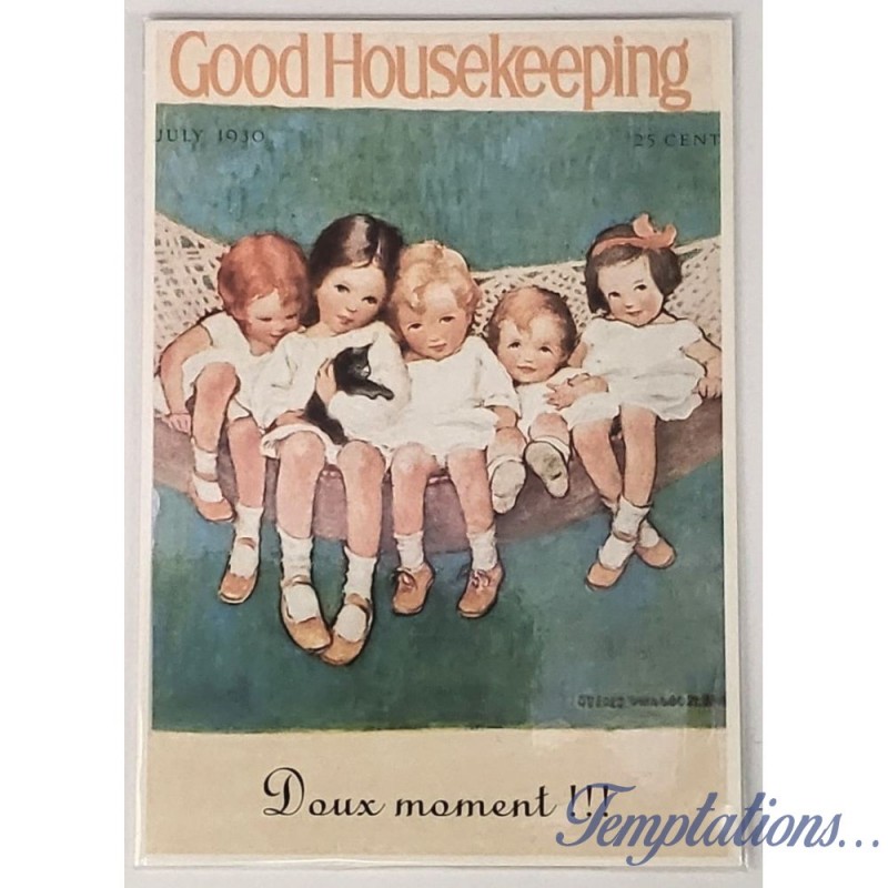 Carte postale "Good Housekeeping" Doux Moment !!!