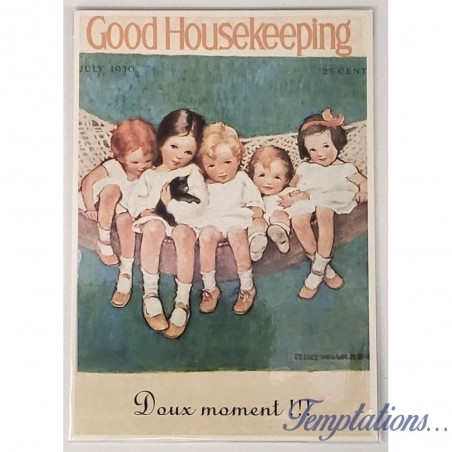 Carte postale "Good Housekeeping" Doux Moment !!!