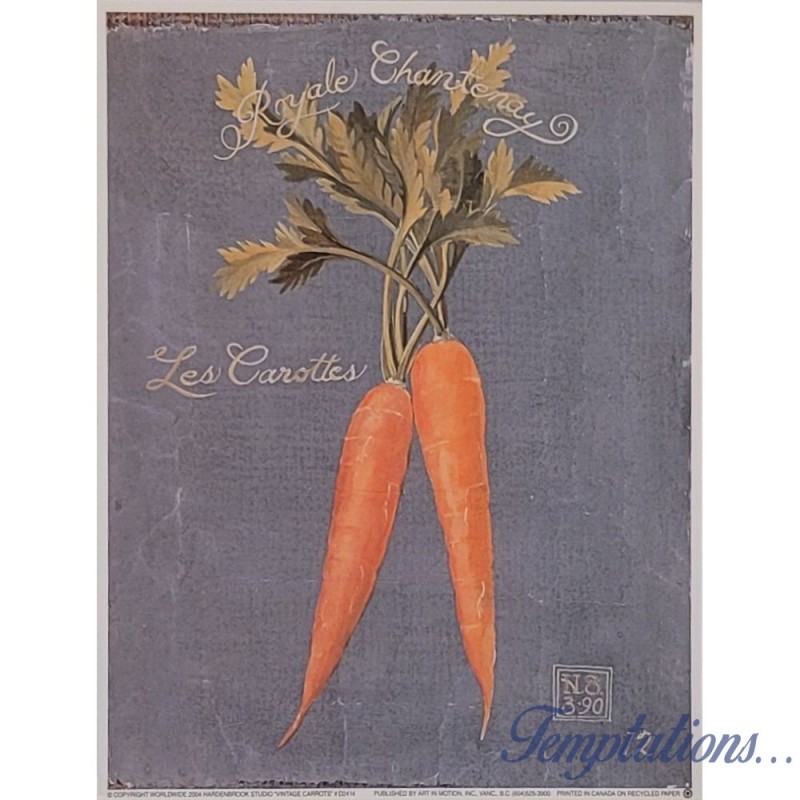 Image vintage "Carrots" Hardenbrook Studio