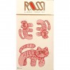 Stickers Rossi Classic “Chats roses"