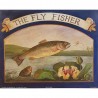 Litho " The fly fisher Rustique"