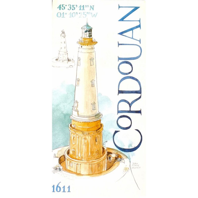 Carte " Phare Cordouan 1611" Jean-Marie Drouet