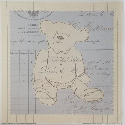 Image "Vintage bear in sweater"