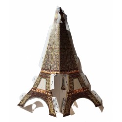 Carte maquetteTour Eiffel en 3D