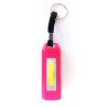 Porte-clés lampe de poche rose rechargeable USB - Catwalk