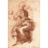 Carte double Rossi " Vierge et l'enfant " Michelangelo Buonarroti