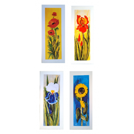 Lot de 4 images florales – Bea Bossaert