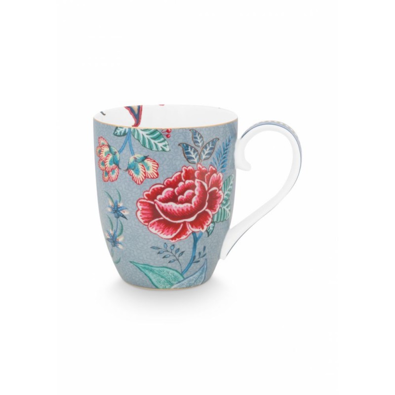 Grand Mug -Flower Festival - déco bleu clair -Pip Studio