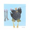 Lot de 3 cartes de Poules amusantes- Pascaline Mitaranga