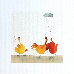 Carte “Les Poules 2» Aude...