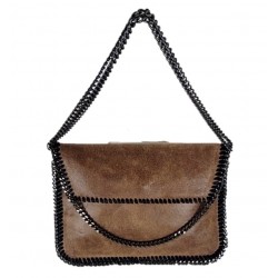 Sac pochette en cuir shimo shimo