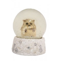 Boule à neige avec hibou–...