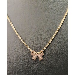 Collier pendentif nœud  Ag925 - Brin d'Amour