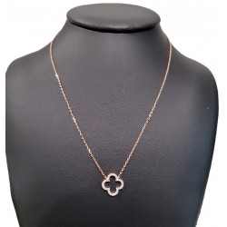 Collier avec pendentif trèfle MM