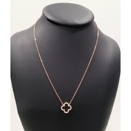 Collier avec pendentif trèfle MM