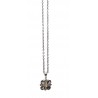 Collier argent 925 pendentif fleur