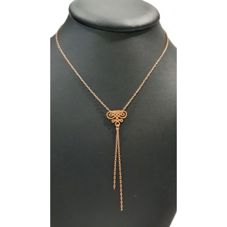 Collier doré arabesque celte - Brin d'amour