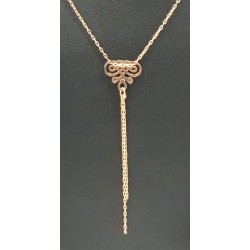 Collier doré arabesque celte - Brin d'amour