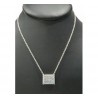 Collier argent petit beurre -Brin d’Amour