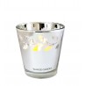 Photophore en verre feuilles de houx -Yankee candle