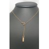 Collier Petit Beurre doré Pm -Brin d’Amour