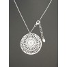 Collier AG925 arabesque glitter blanc- Orus Bijoux