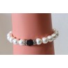 Bracelet de perles Blanches PM - Timonina