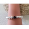 Bracelet de perles Blanches PM - Timonina