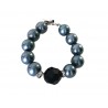 Bracelet de perles grises GM-Timonina