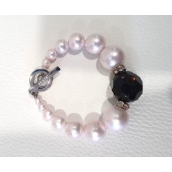 Bracelet de perles rose MM - Timonina