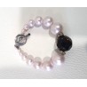 Bracelet de perles rose MM - Timonina