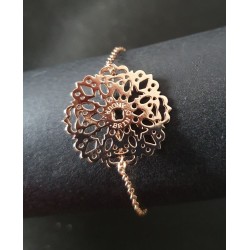 Bracelet médaille arabesque – Brin d’Amour