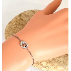 Bracelet signe du zodiaque Cancer argent 925