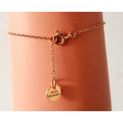 Bracelet gourmette carré - Brin d'Amour