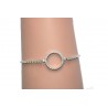 Bracelet avec cercle et zircones