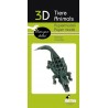 Maquette 3D en papier – Crocodile